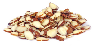 Sliced natural almonds